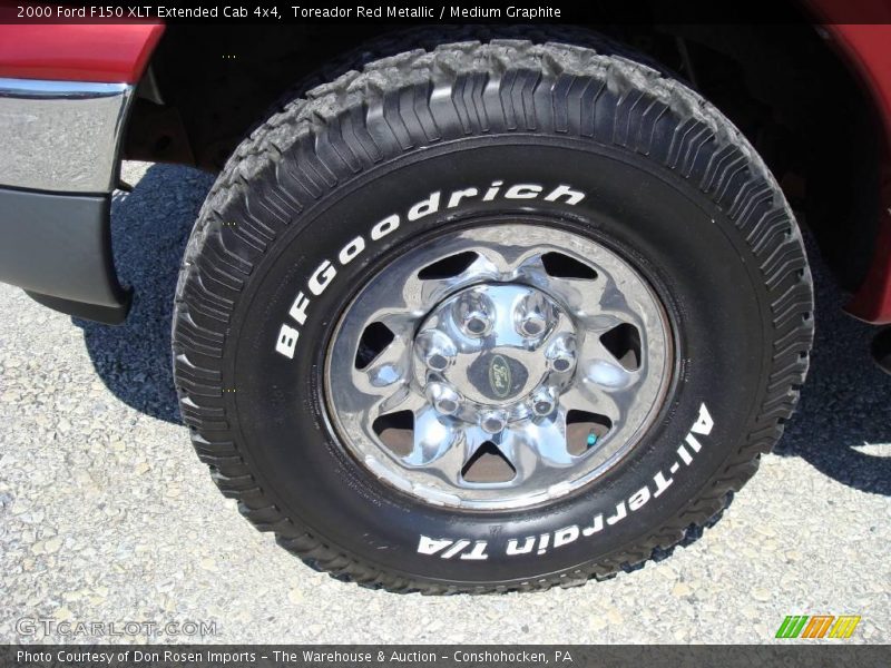 Toreador Red Metallic / Medium Graphite 2000 Ford F150 XLT Extended Cab 4x4
