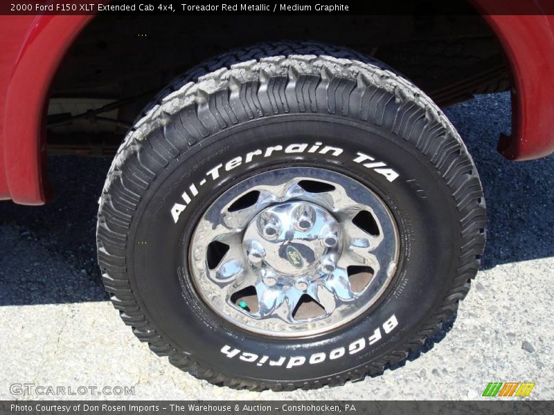 Toreador Red Metallic / Medium Graphite 2000 Ford F150 XLT Extended Cab 4x4
