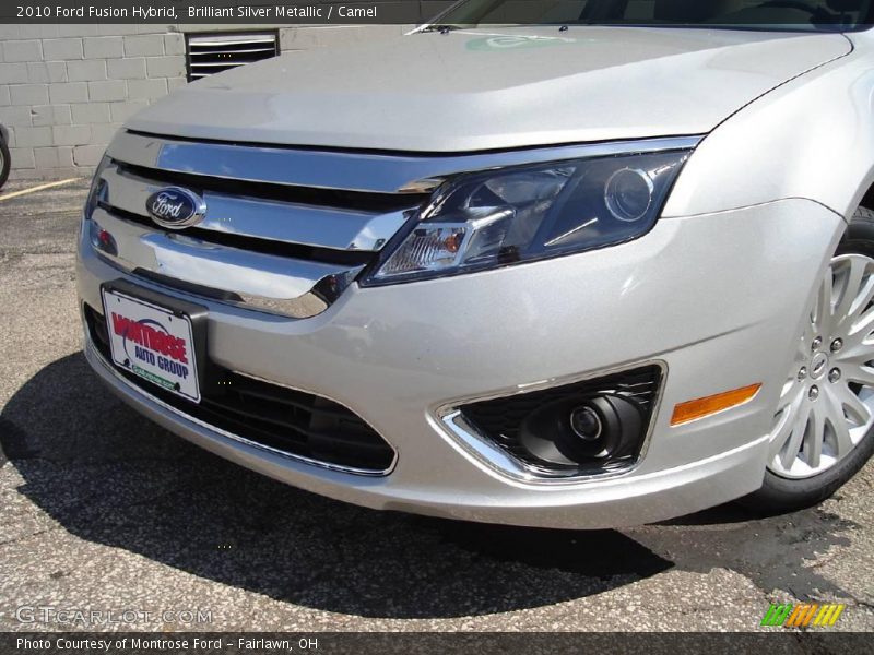 Brilliant Silver Metallic / Camel 2010 Ford Fusion Hybrid