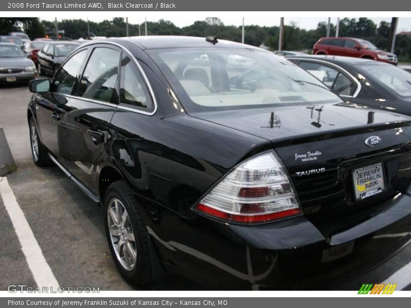 Black Clearcoat / Black 2008 Ford Taurus Limited AWD