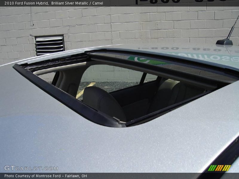 Brilliant Silver Metallic / Camel 2010 Ford Fusion Hybrid