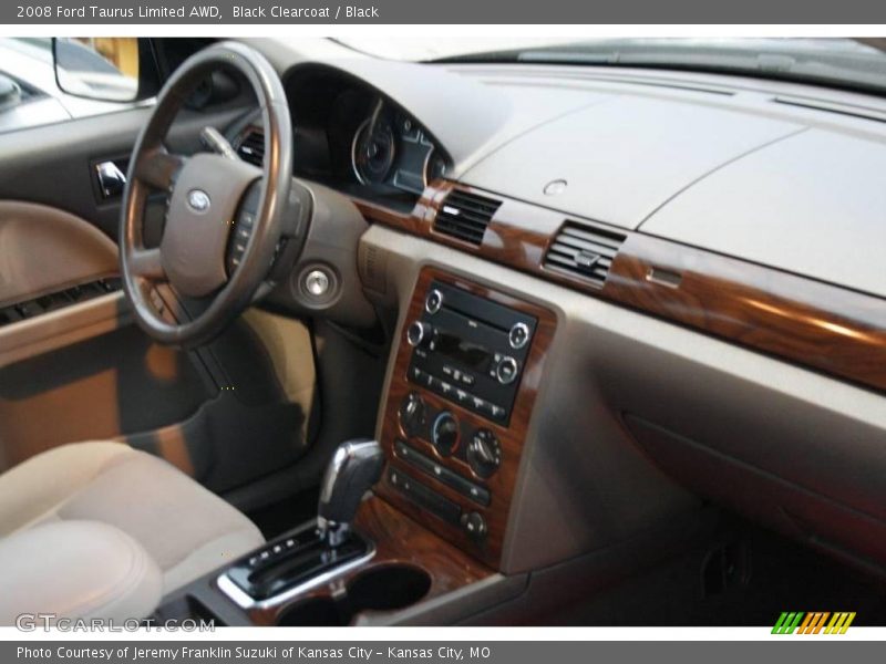 Black Clearcoat / Black 2008 Ford Taurus Limited AWD