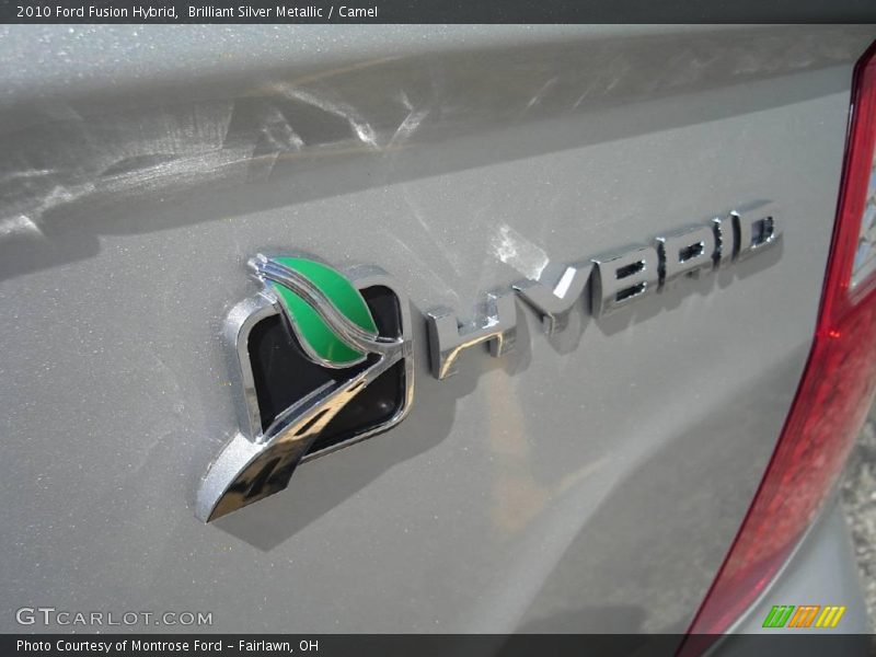 Brilliant Silver Metallic / Camel 2010 Ford Fusion Hybrid