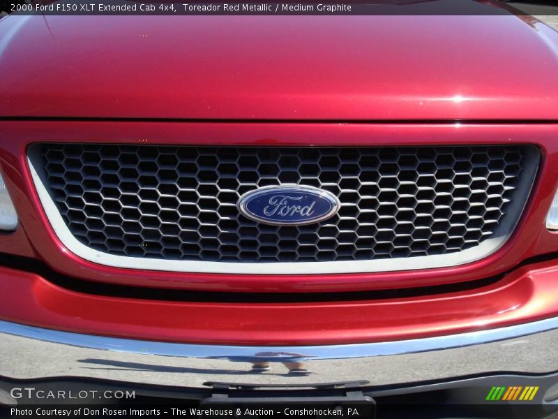 Toreador Red Metallic / Medium Graphite 2000 Ford F150 XLT Extended Cab 4x4