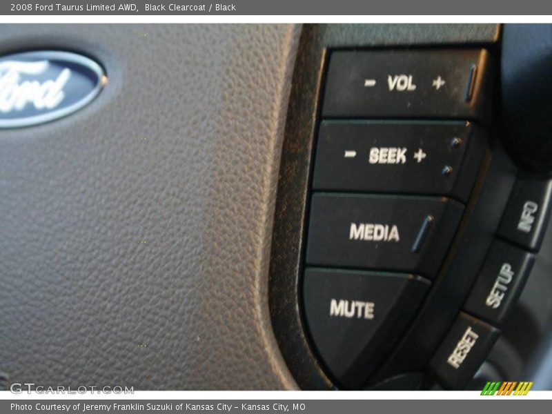Black Clearcoat / Black 2008 Ford Taurus Limited AWD