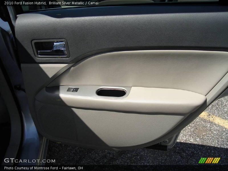 Brilliant Silver Metallic / Camel 2010 Ford Fusion Hybrid