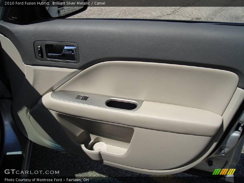 Brilliant Silver Metallic / Camel 2010 Ford Fusion Hybrid