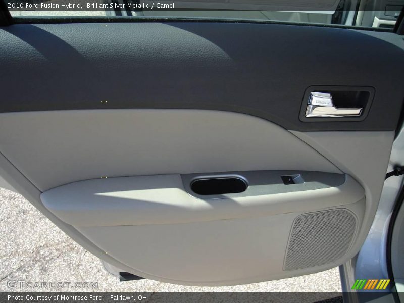 Brilliant Silver Metallic / Camel 2010 Ford Fusion Hybrid