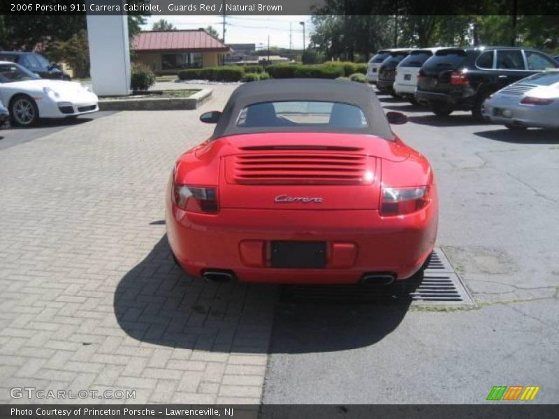 Guards Red / Natural Brown 2006 Porsche 911 Carrera Cabriolet