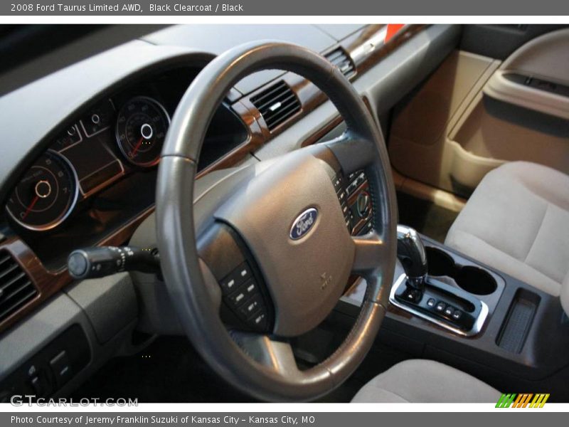 Black Clearcoat / Black 2008 Ford Taurus Limited AWD