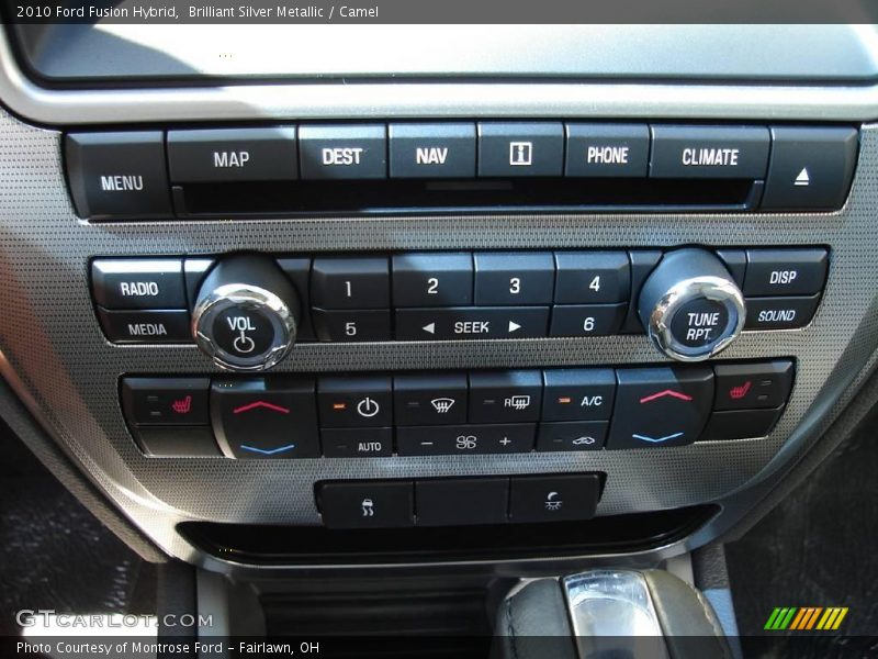 Brilliant Silver Metallic / Camel 2010 Ford Fusion Hybrid