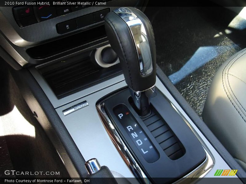 Brilliant Silver Metallic / Camel 2010 Ford Fusion Hybrid