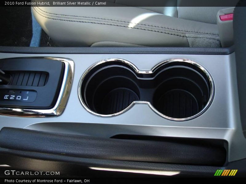 Brilliant Silver Metallic / Camel 2010 Ford Fusion Hybrid