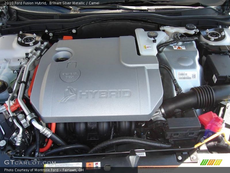 Brilliant Silver Metallic / Camel 2010 Ford Fusion Hybrid