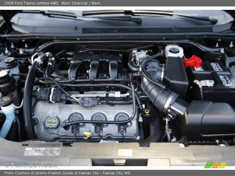 Black Clearcoat / Black 2008 Ford Taurus Limited AWD