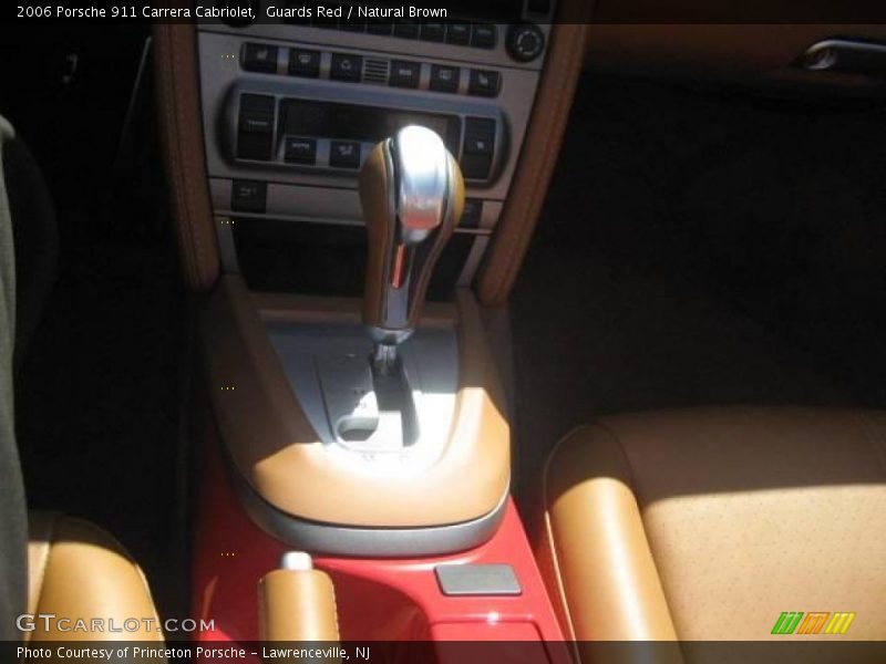 Guards Red / Natural Brown 2006 Porsche 911 Carrera Cabriolet