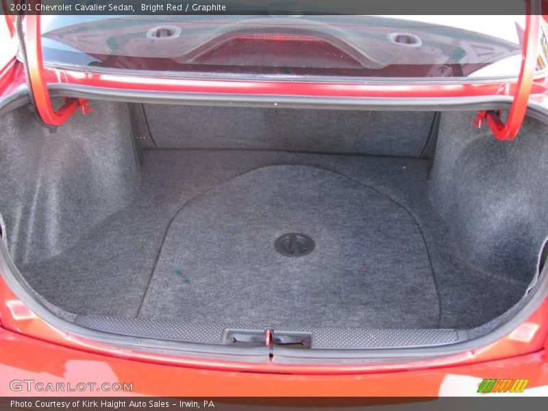 Bright Red / Graphite 2001 Chevrolet Cavalier Sedan