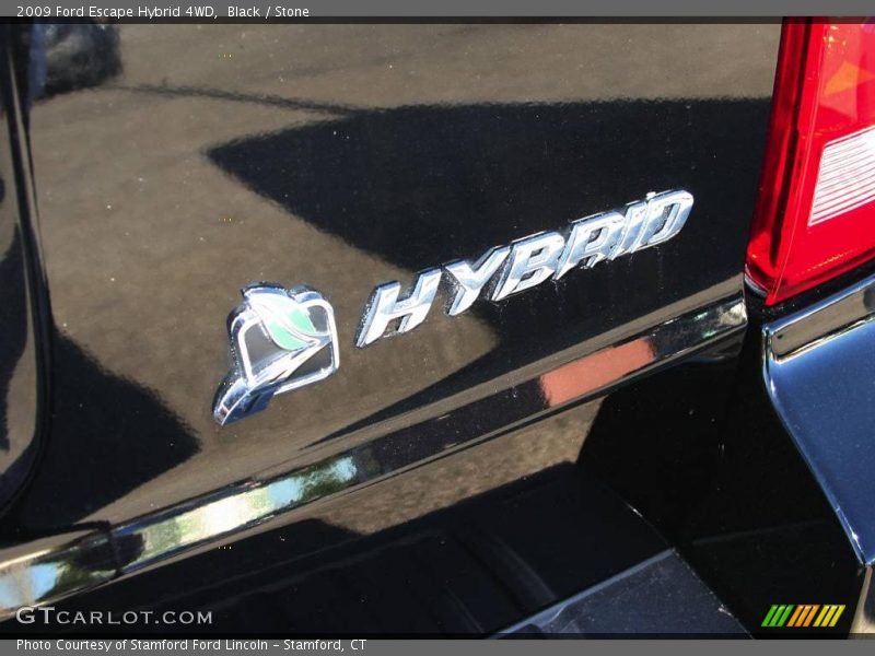 Black / Stone 2009 Ford Escape Hybrid 4WD