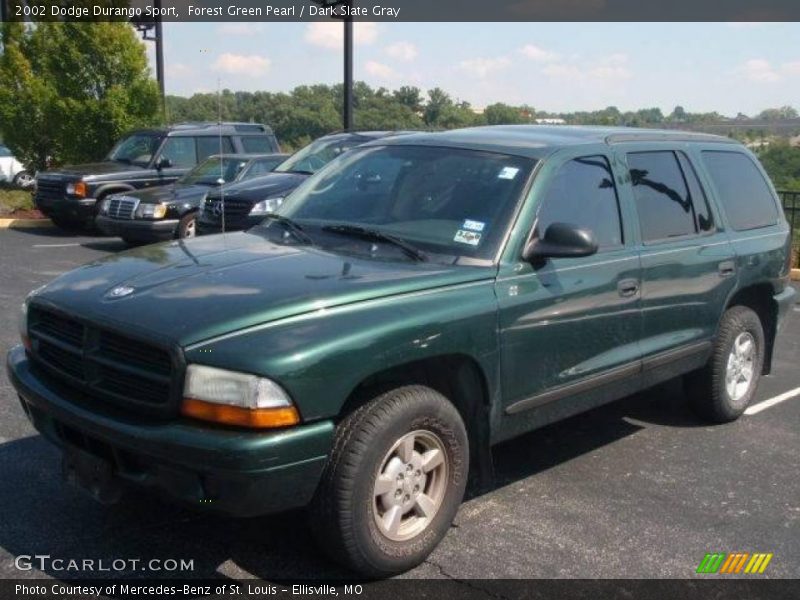 Forest Green Pearl / Dark Slate Gray 2002 Dodge Durango Sport