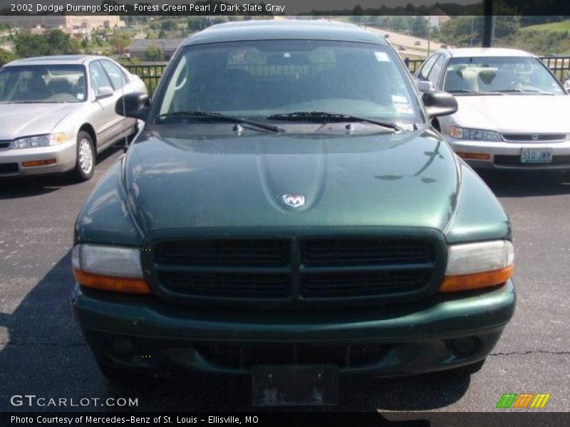 Forest Green Pearl / Dark Slate Gray 2002 Dodge Durango Sport