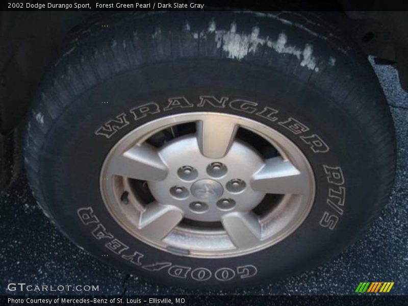 Forest Green Pearl / Dark Slate Gray 2002 Dodge Durango Sport