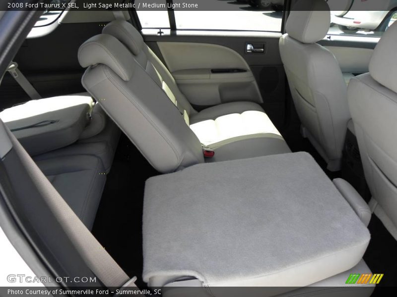 Light Sage Metallic / Medium Light Stone 2008 Ford Taurus X SEL