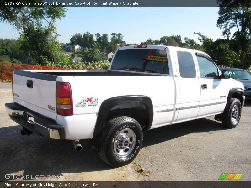 Summit White / Graphite 1999 GMC Sierra 2500 SLT Extended Cab 4x4