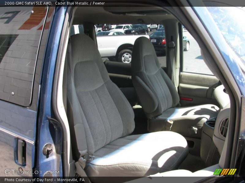 Cadet Blue Metallic / Pewter 2000 GMC Safari SLE AWD
