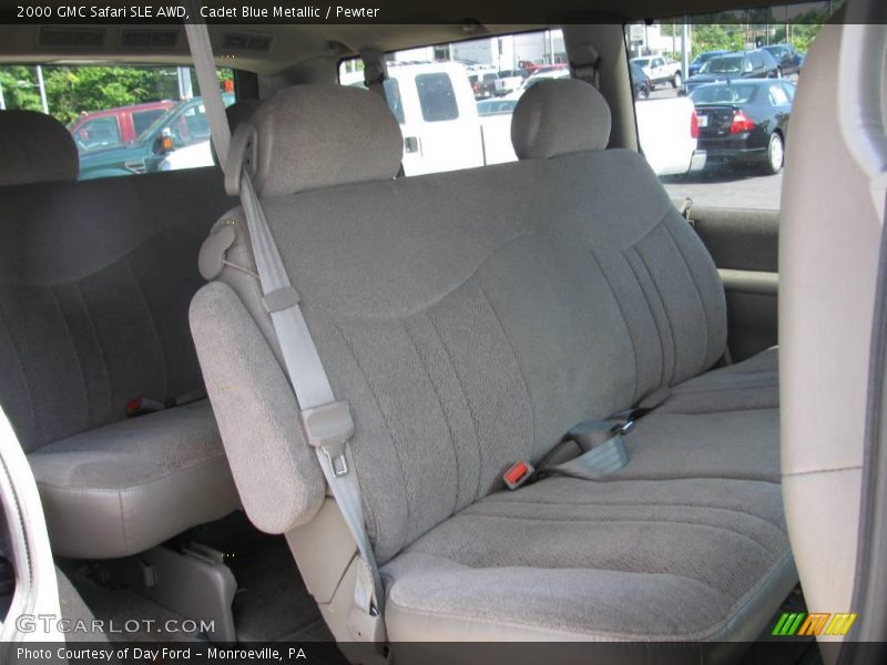 Cadet Blue Metallic / Pewter 2000 GMC Safari SLE AWD