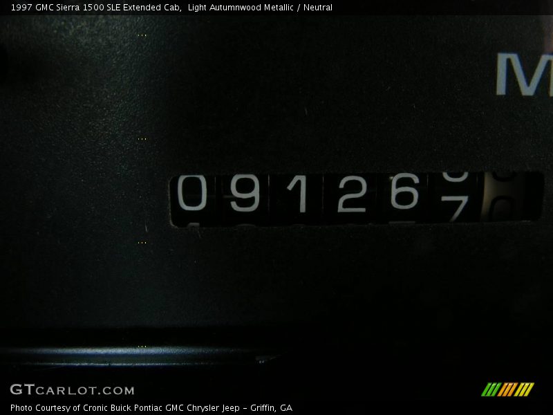 Light Autumnwood Metallic / Neutral 1997 GMC Sierra 1500 SLE Extended Cab