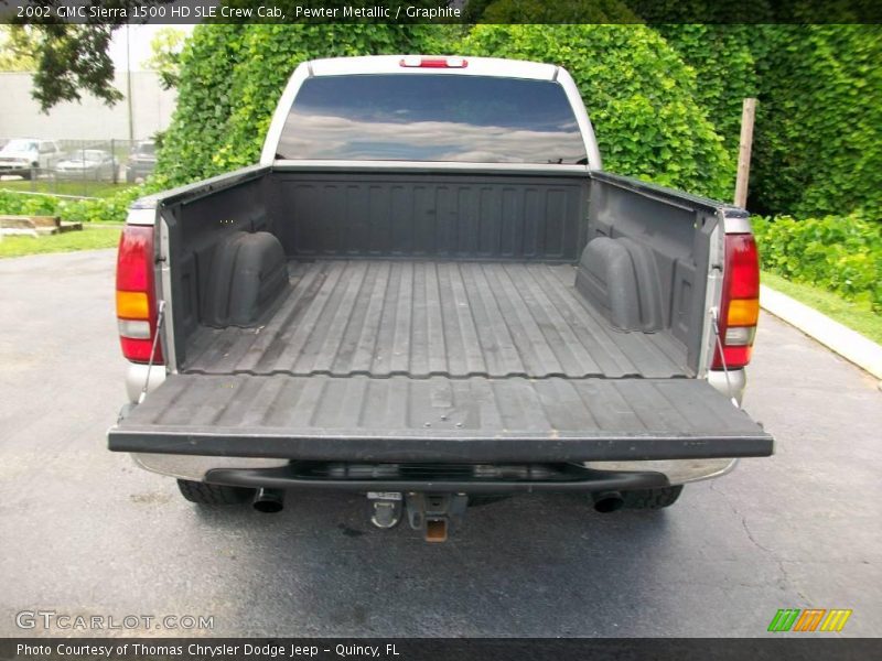 Pewter Metallic / Graphite 2002 GMC Sierra 1500 HD SLE Crew Cab