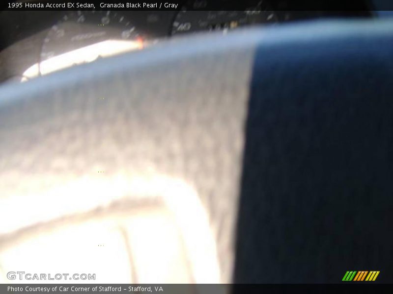 Granada Black Pearl / Gray 1995 Honda Accord EX Sedan