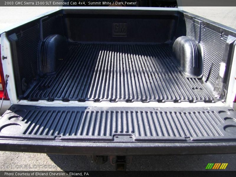 Summit White / Dark Pewter 2003 GMC Sierra 1500 SLT Extended Cab 4x4