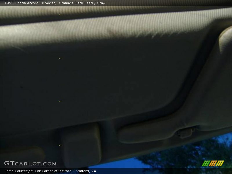 Granada Black Pearl / Gray 1995 Honda Accord EX Sedan