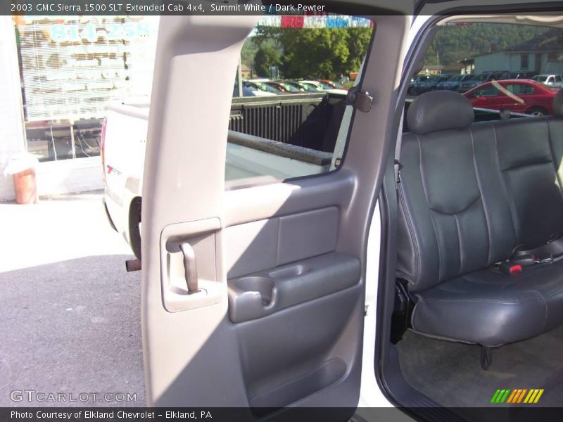 Summit White / Dark Pewter 2003 GMC Sierra 1500 SLT Extended Cab 4x4
