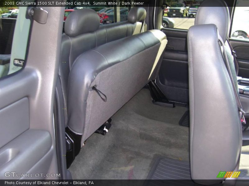 Summit White / Dark Pewter 2003 GMC Sierra 1500 SLT Extended Cab 4x4