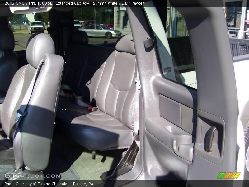 Summit White / Dark Pewter 2003 GMC Sierra 1500 SLT Extended Cab 4x4