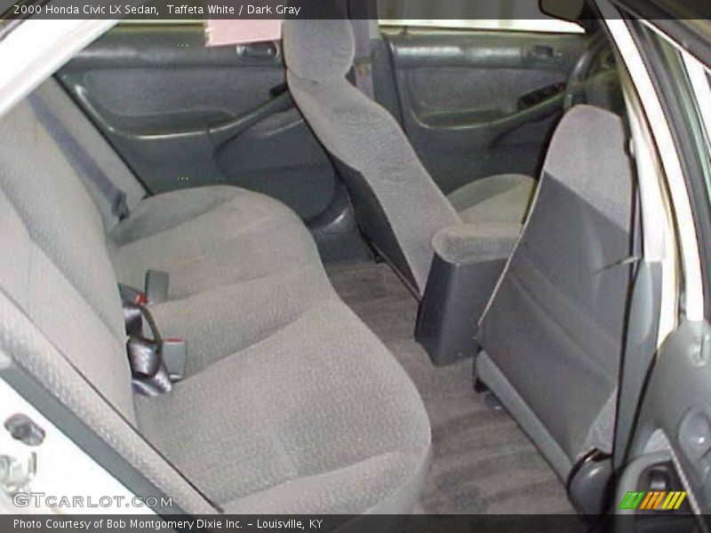 Taffeta White / Dark Gray 2000 Honda Civic LX Sedan
