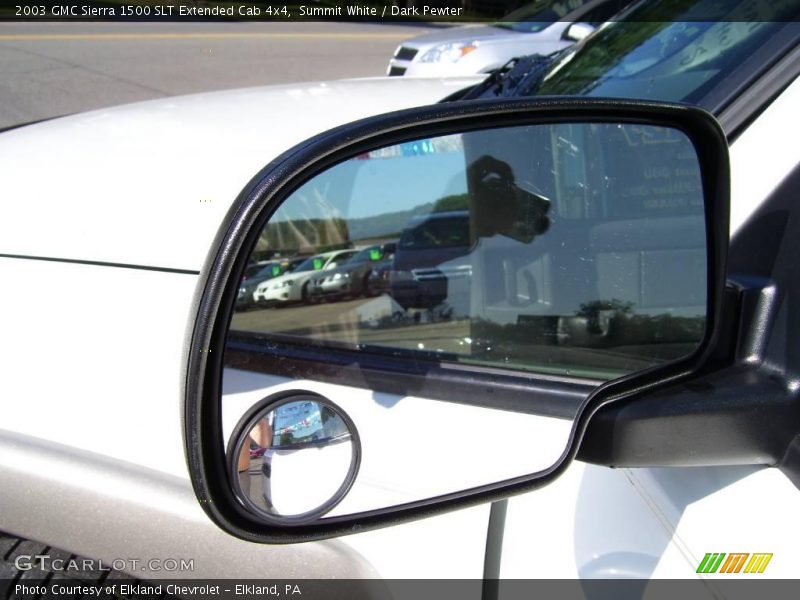 Summit White / Dark Pewter 2003 GMC Sierra 1500 SLT Extended Cab 4x4