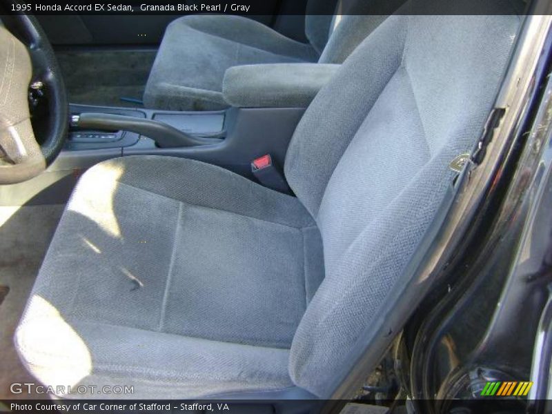 Granada Black Pearl / Gray 1995 Honda Accord EX Sedan