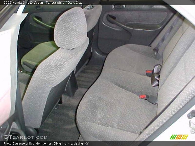 Taffeta White / Dark Gray 2000 Honda Civic LX Sedan
