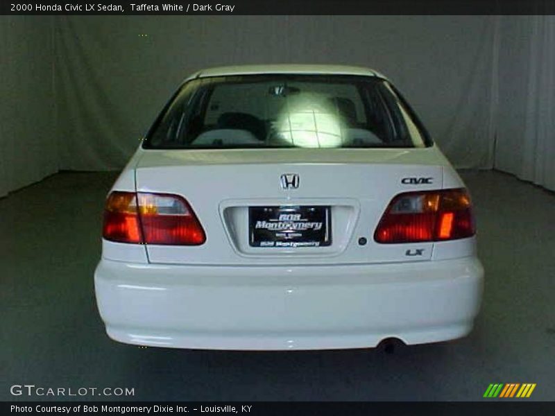 Taffeta White / Dark Gray 2000 Honda Civic LX Sedan
