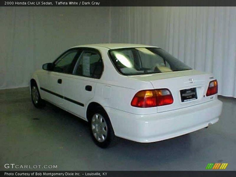 Taffeta White / Dark Gray 2000 Honda Civic LX Sedan