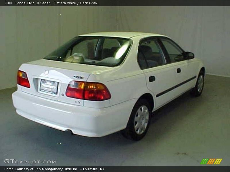 Taffeta White / Dark Gray 2000 Honda Civic LX Sedan