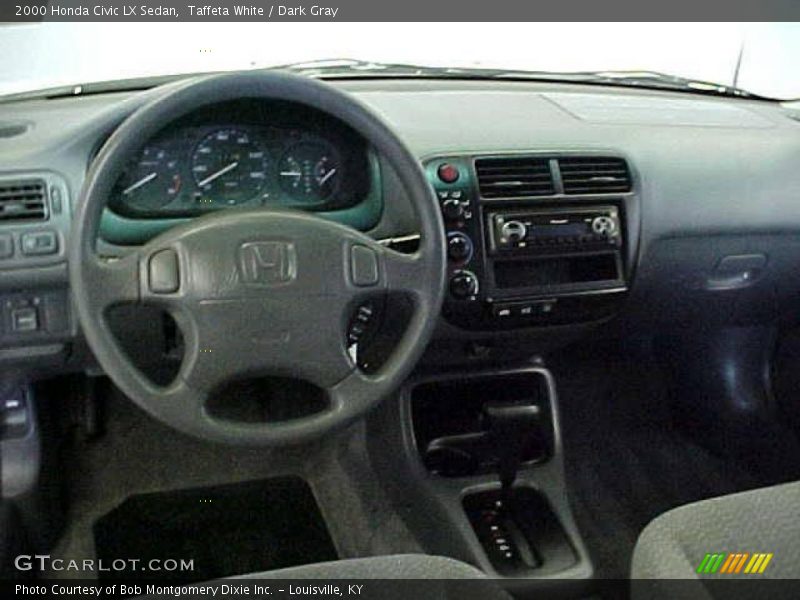 Taffeta White / Dark Gray 2000 Honda Civic LX Sedan