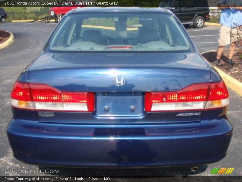 Eternal Blue Pearl / Quartz Gray 2001 Honda Accord EX Sedan