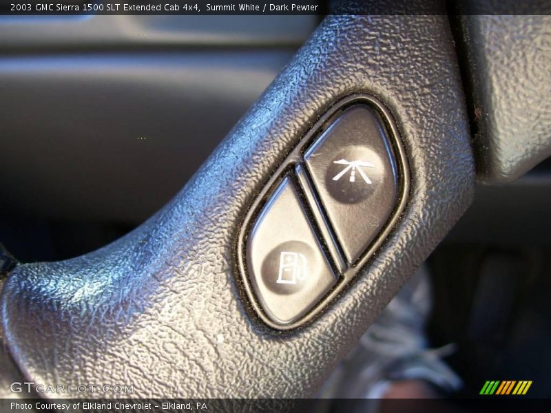 Summit White / Dark Pewter 2003 GMC Sierra 1500 SLT Extended Cab 4x4
