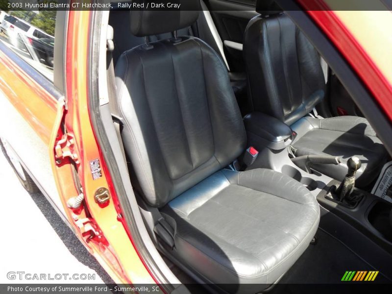 Rally Red / Dark Gray 2003 Hyundai Elantra GT Hatchback