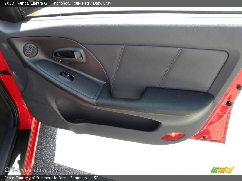 Rally Red / Dark Gray 2003 Hyundai Elantra GT Hatchback