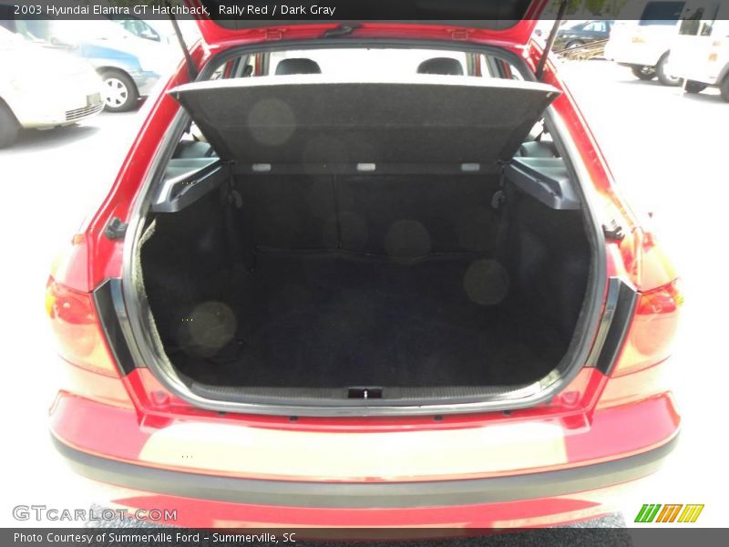 Rally Red / Dark Gray 2003 Hyundai Elantra GT Hatchback